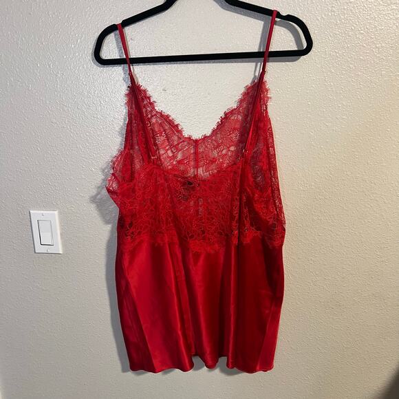 NWOT Victoria's Secret Red Slip Nightgown Lingerie Size XXL - Picture 5 of 6